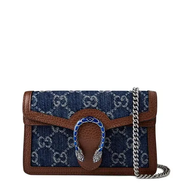 GUCCI 古驰 Dionysus Super 迷你牛仔链条包