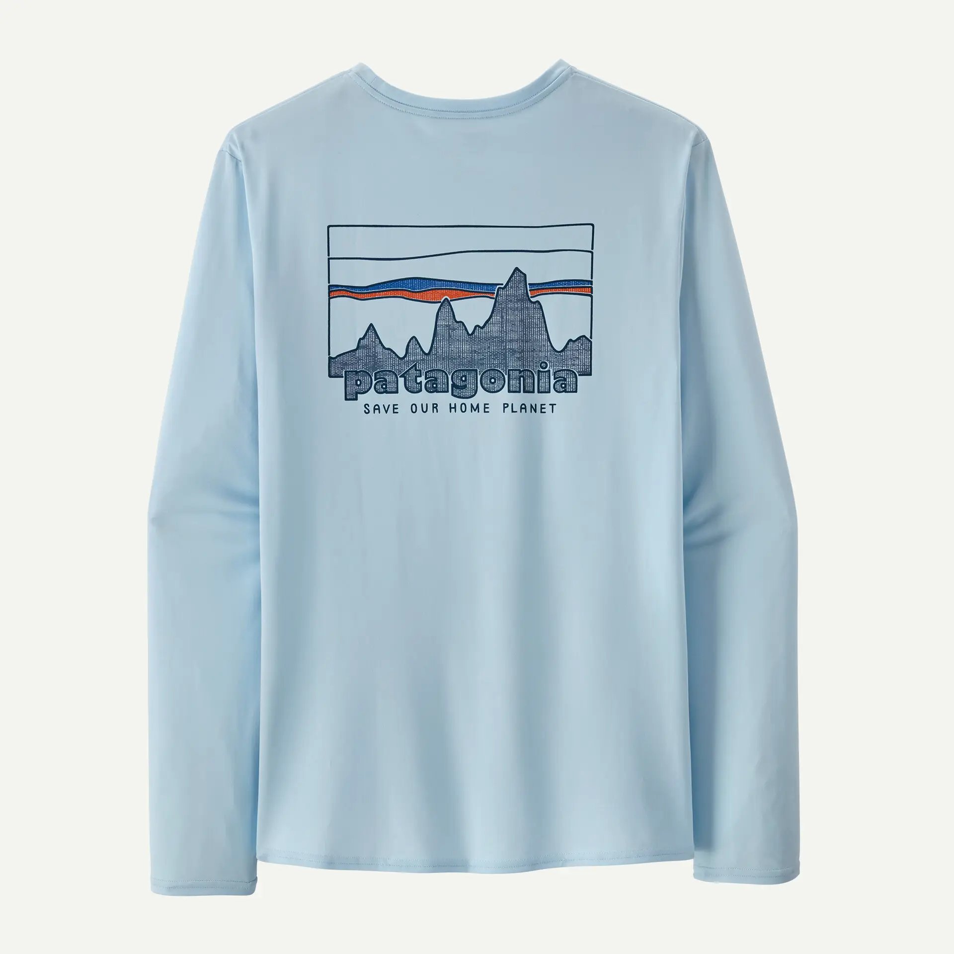 Patagonia 巴塔 Capilene Cool Daily 蓝色长袖T恤