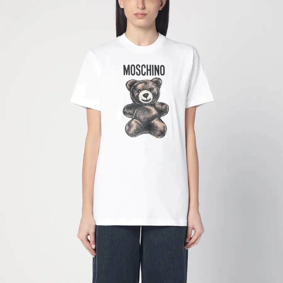 Moschino Teddy Bear 印花短袖