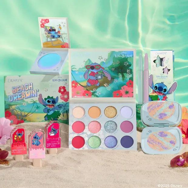ColourPop 卡拉泡泡史迪仔联名系列彩妆全家福
