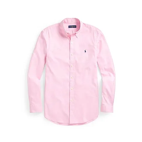 POLO RALPH LAUREN 拉夫劳伦粉色小马徽标衬衫