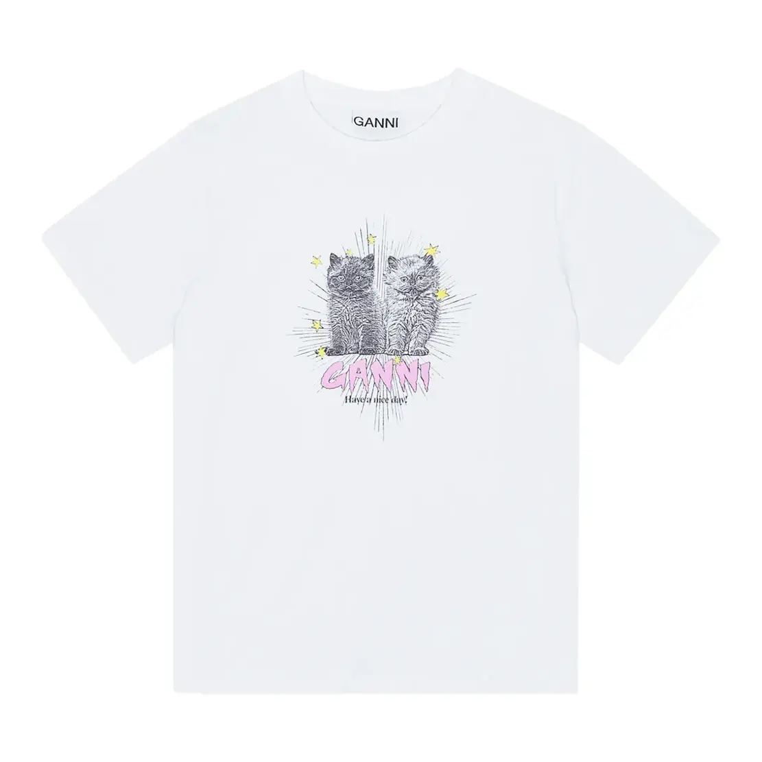 GANNI Kittens T恤