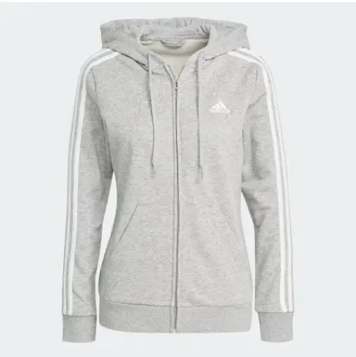 adidas  女款3条杠夹克