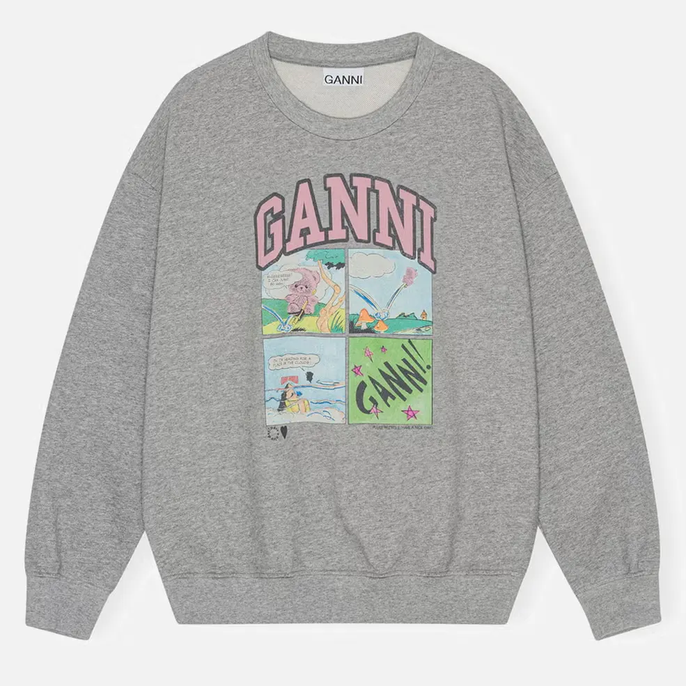 Ganni 印花卫衣