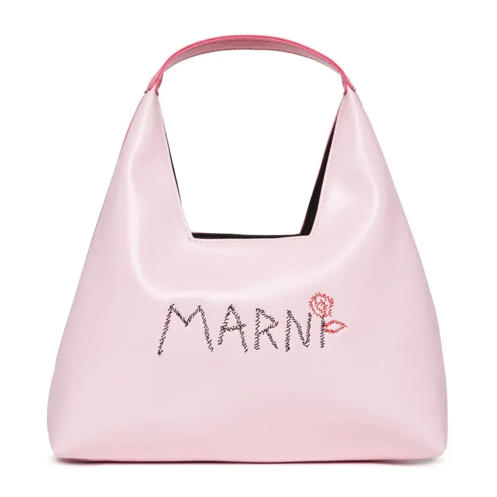 Marni Kids 拼色单肩包