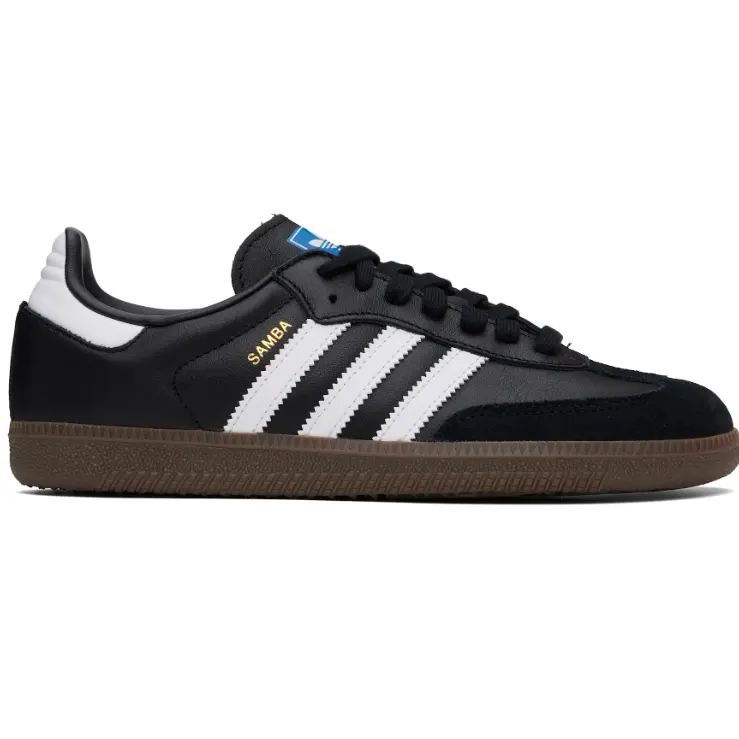 adidas Originals 黑色 Samba OG 运动鞋