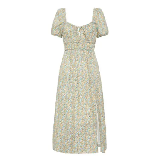 FAITHFULL THE BRAND terina 方领碎花迷笛裙
