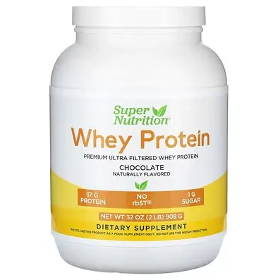 iHerbSuper Nutrition, 超滤乳清蛋白质粉 巧克力味 908 克
