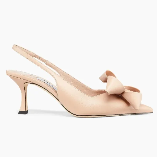 朴孝敏同款！Jimmy Choo Staz 70MM 蝴蝶结高跟鞋