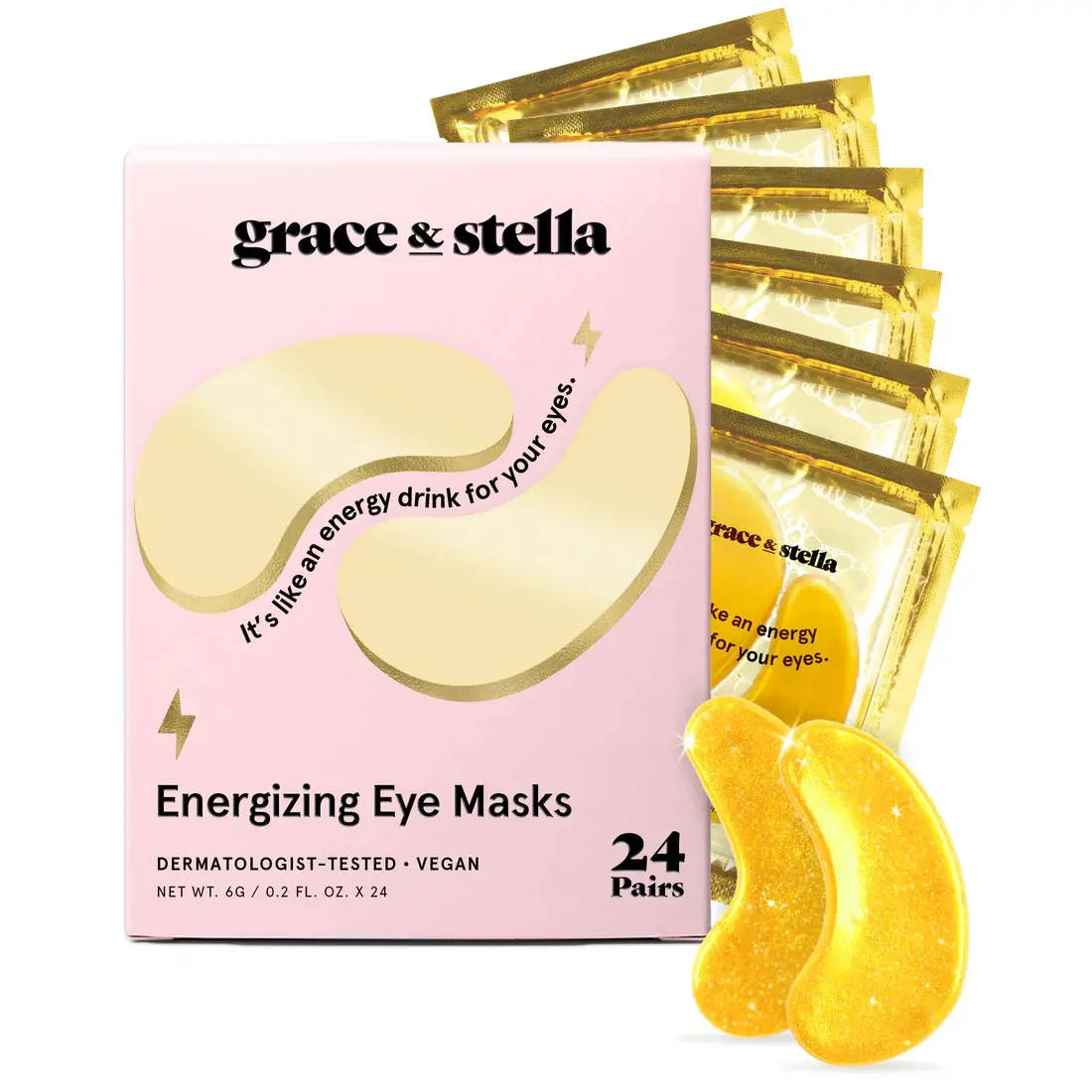 Grace & Stella energizing 眼膜 6对