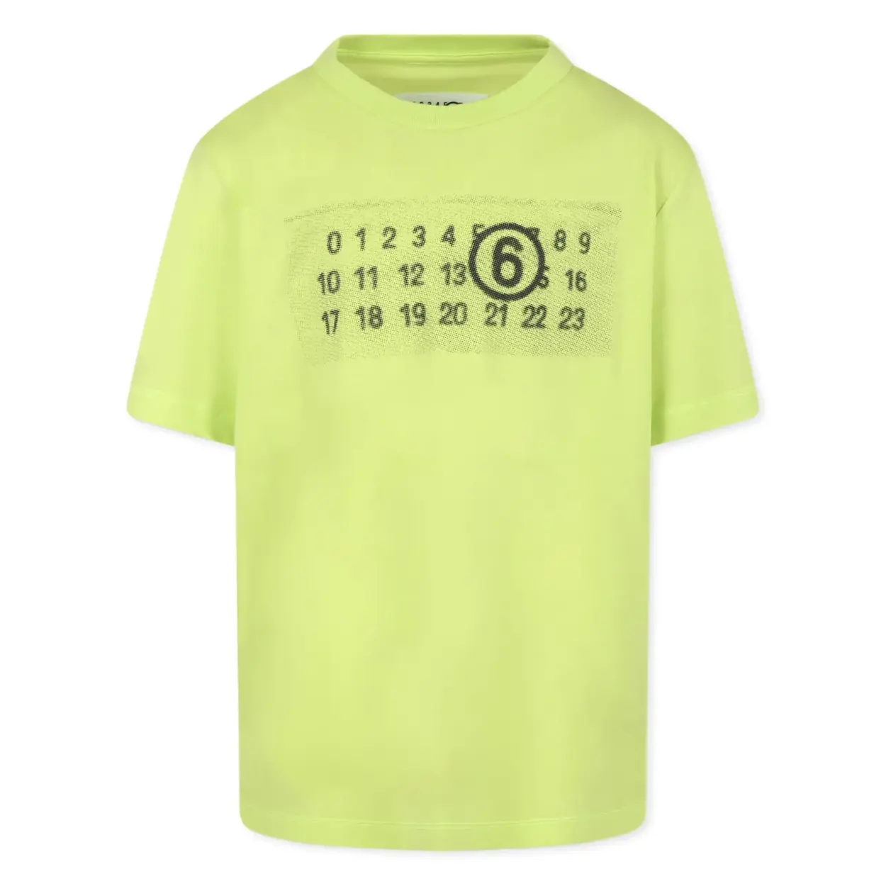 码全！MM6 Maison Margiela 马吉拉大童款绿色数字印花T恤