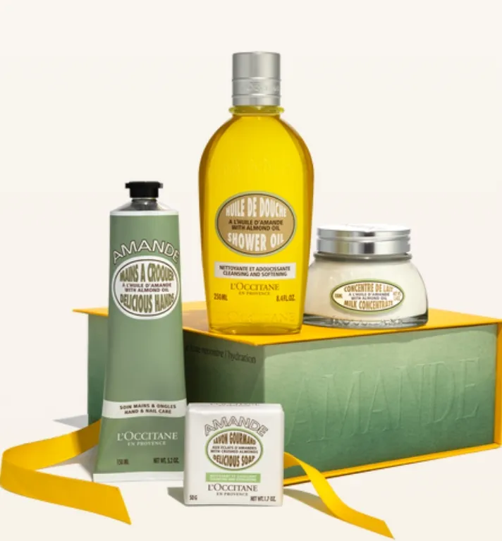 L'Occitane  扁桃仁沐浴油套装