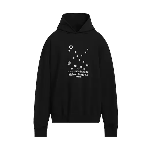 MAISON MARGIELA 马吉拉黑色连帽卫衣