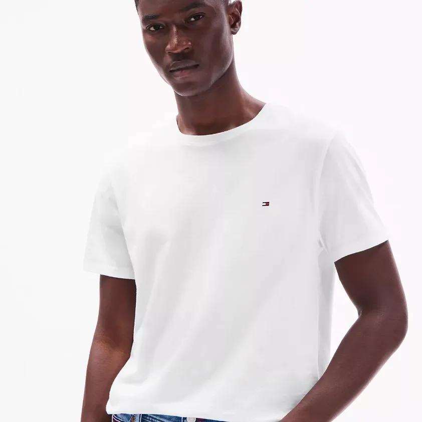 TOMMY HILFIGER Everyday 白色经典徽标T恤