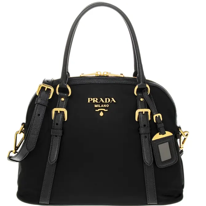 Prada 普拉达 Nylon & Saffiano 贝壳包