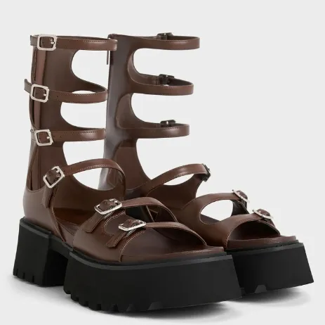 Charles & Keith 厚底罗马凉鞋