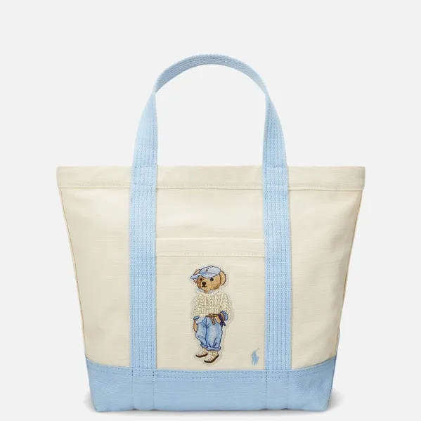 POLO RALPH LAUREN 拉夫劳伦 POLO BEAR 小熊印花托特包