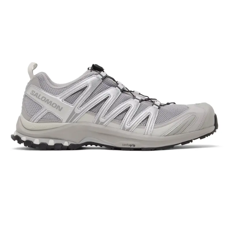 Salomon 灰色 & 银色 XA Pro 3D 运动鞋