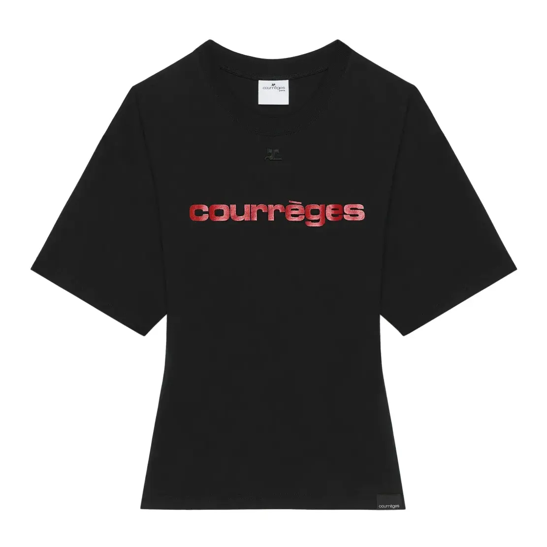 Courreges logo印花T恤