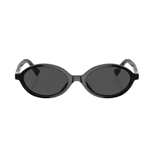 Miu Miu Eyewear logo椭圆框太阳眼镜