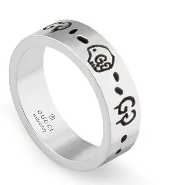 Gucci Ghost 银戒指