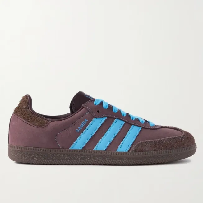 ADIDAS ORIGINALS 阿迪达斯 Samba OG 棕色绒面德训鞋
