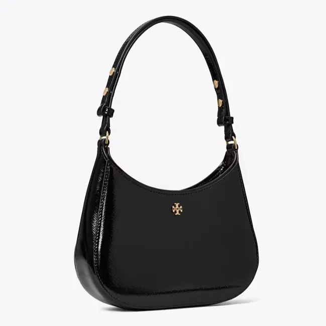 Tory burch 汤丽柏琦 漆皮十字纹单肩包