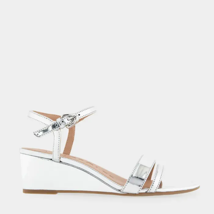 Aerosoles Witt 银色坡跟凉鞋