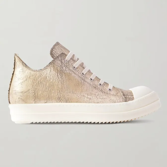 DRKSHDW BY RICK OWENS 金色运动鞋