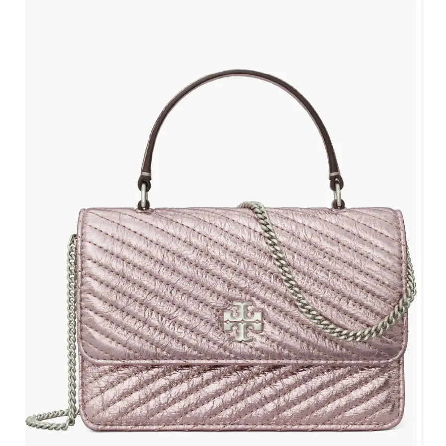Tory Burch Kira Metallic Moto 汤丽柏琦手提包