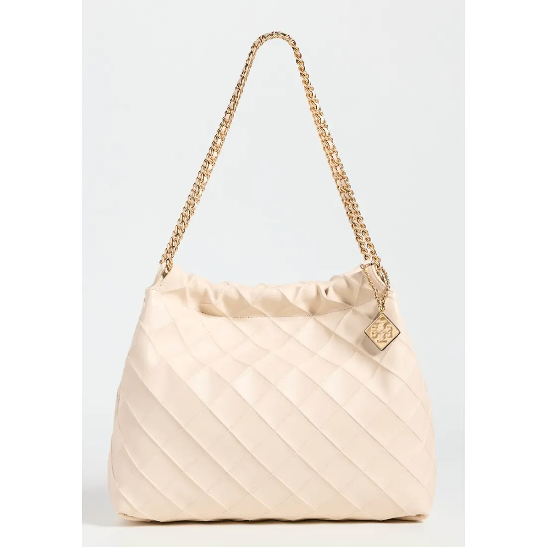 Tory Burch 奶油色垃圾袋包