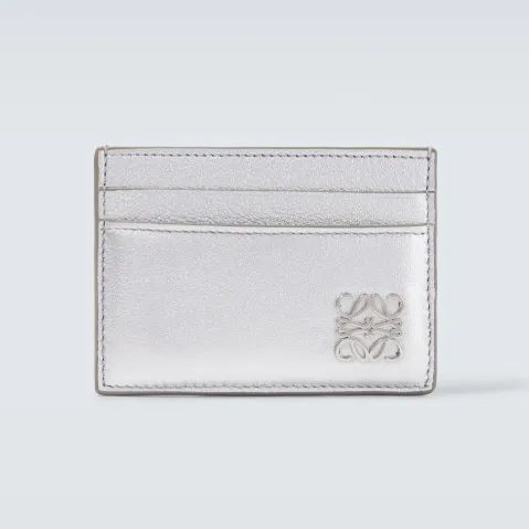 LOEWE 罗意威银色经典徽标卡包