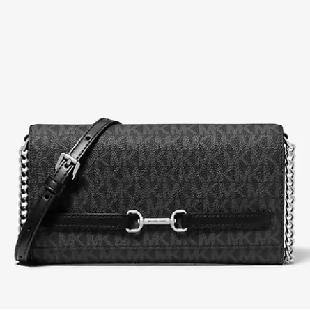 Michael Kors 大号 Carson 老花斜挎包