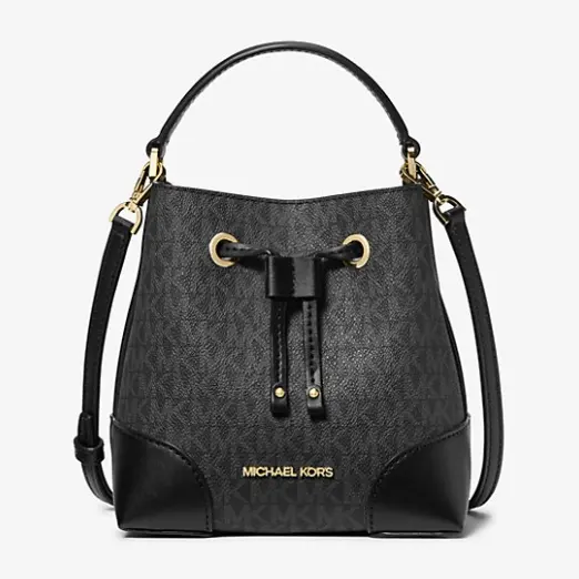 Michael Kors 小号 Mercer 水桶包 黑色