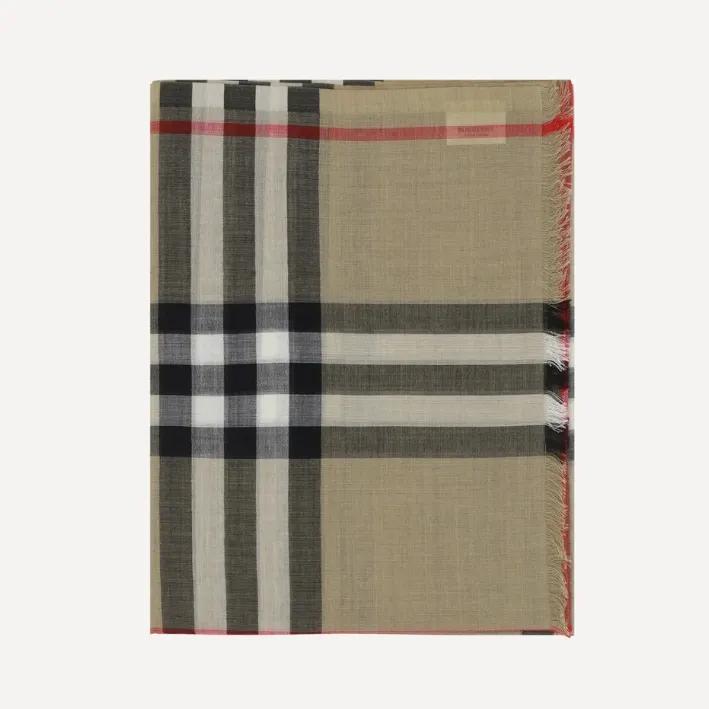BURBERRY 巴宝莉经典格纹围巾