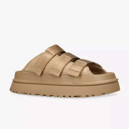 Ins博主同款！UGG 金色编制凉鞋