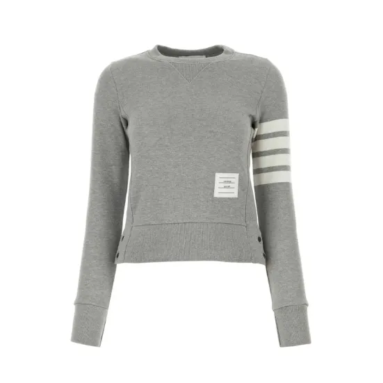 Thom Browne 经典 4 条纹圆领套头衫