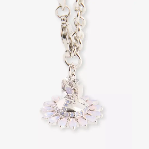 Vivienne Westwood 西太后 Jordana 粉色花瓣土星项链