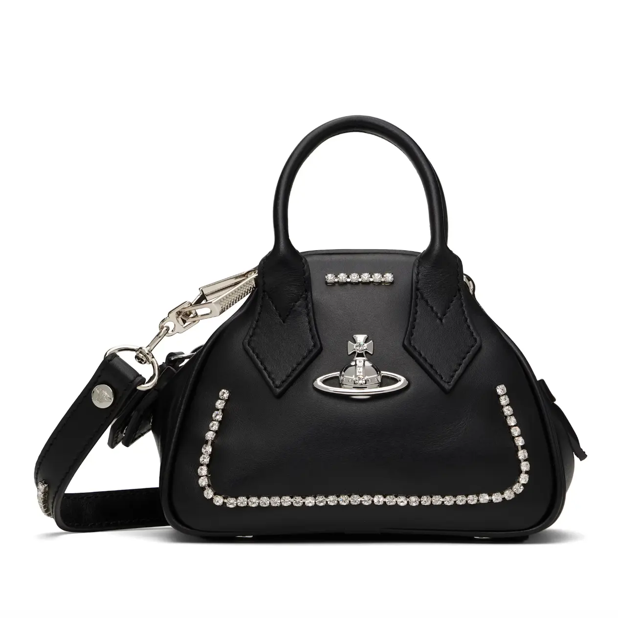 Vivienne Westwood 西太后黑色Mini Yasmine 单肩包