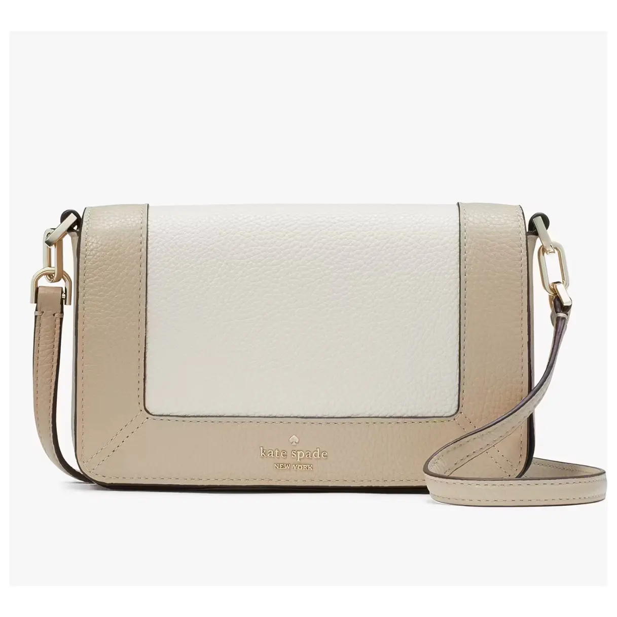 Kate Spade Lena 拼色迷你翻盖斜挎包 两色选