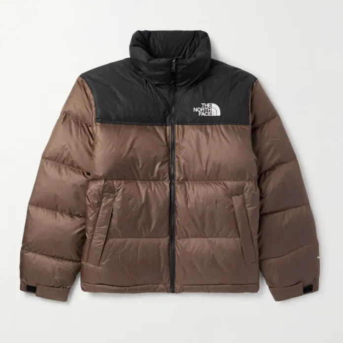 车银优同款 THE NORTH FACE 北面 1996 Retro Nuptse 棕色羽绒服