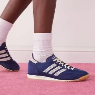 Adidas Originals 阿迪达斯 SL 72 OG 深蓝色运动鞋
