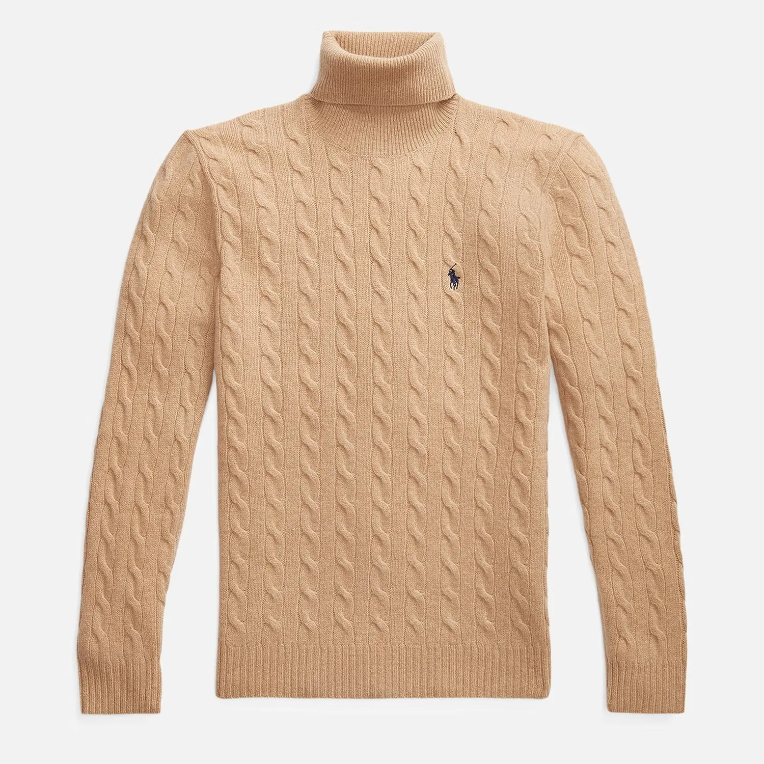 POLO RALPH LAUREN 拉夫劳伦驼色高领毛衫