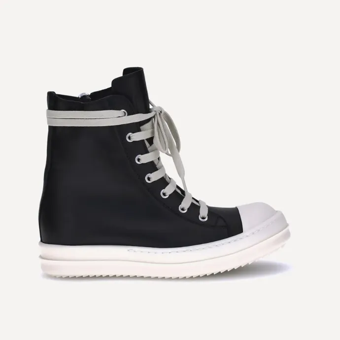 RICK OWENS 黑色高帮运动鞋