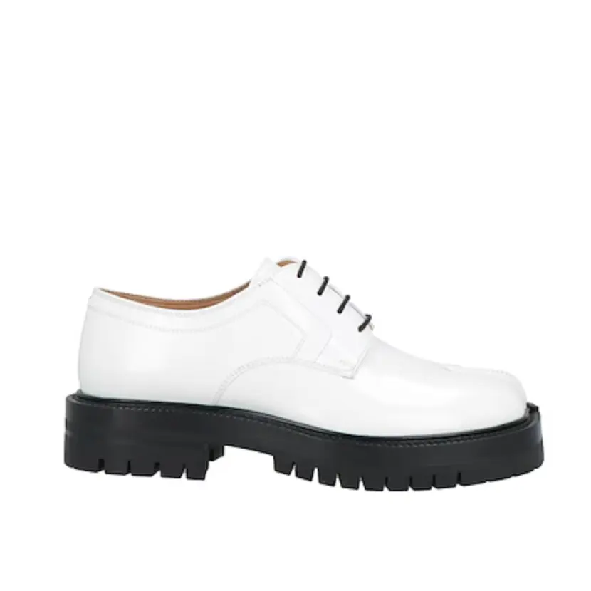 MAISON MARGIELA 马吉拉白色厚底乐福鞋与系带牛津鞋