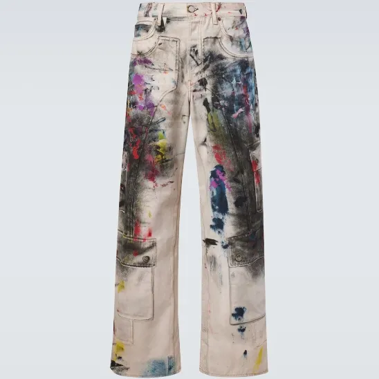 上新！ACNE STUDIOS 1981 做旧涂鸦牛仔裤