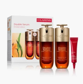 Clarins  双萃抗老套装