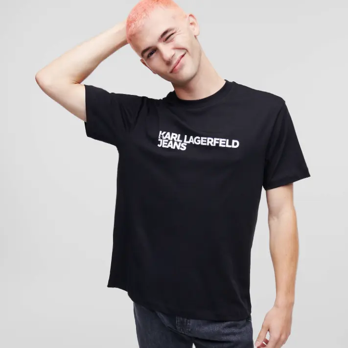 Karl Lagerfeld Logo 印花短袖