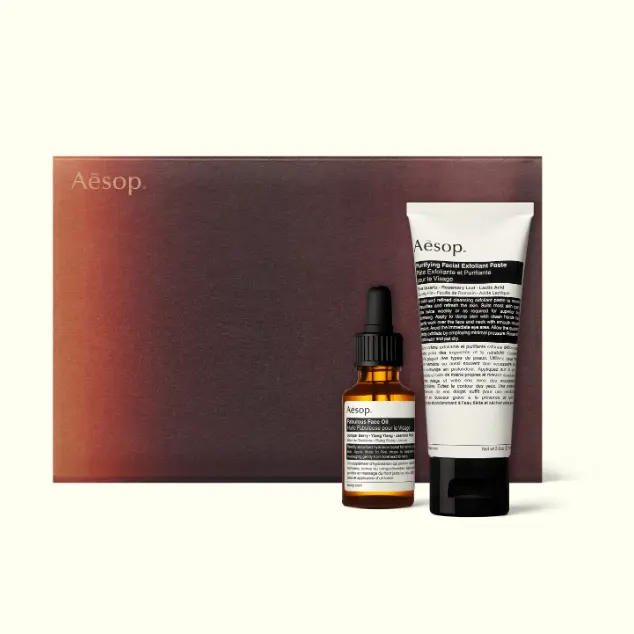 Aesop 伊索去角质和补水组合