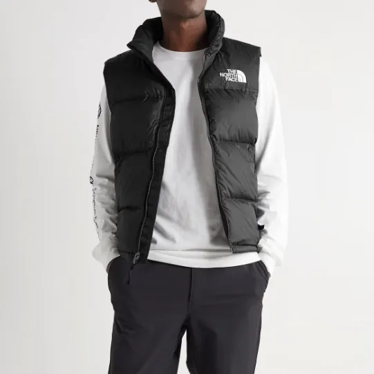 库存浅！仅S码 THE NORTH FACE 北面 1996 Retro Nuptse 黑色羽绒马甲